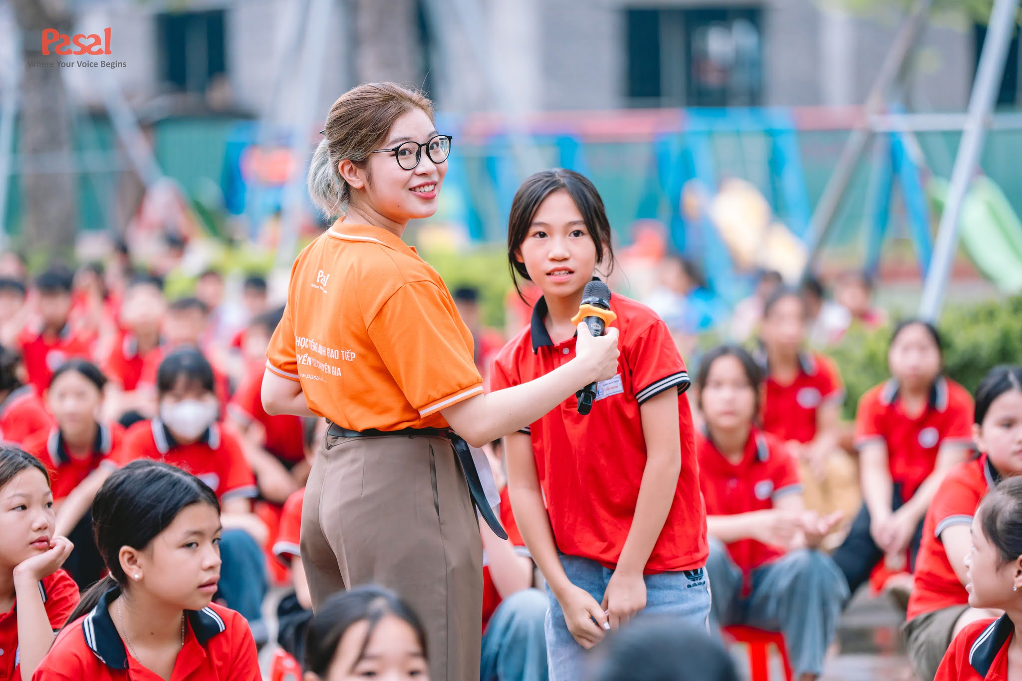 CHƯƠNG TRÌNH GIAO LƯU TIẾNG ANH CÙNG PASAL TẠI TRƯỜNG TIỂU HỌC XUÂN QUAN
