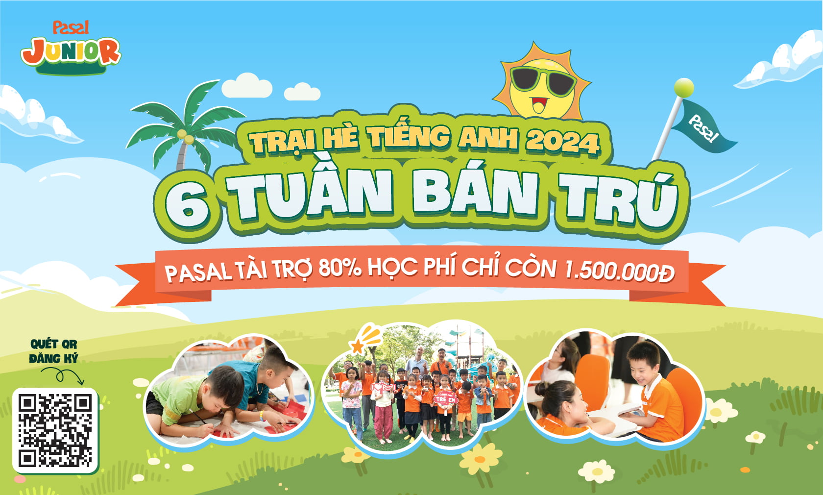 Trại hè 2024 chỉ 50k/ngày: Đón hè rực rỡ – Phát triển toàn năng