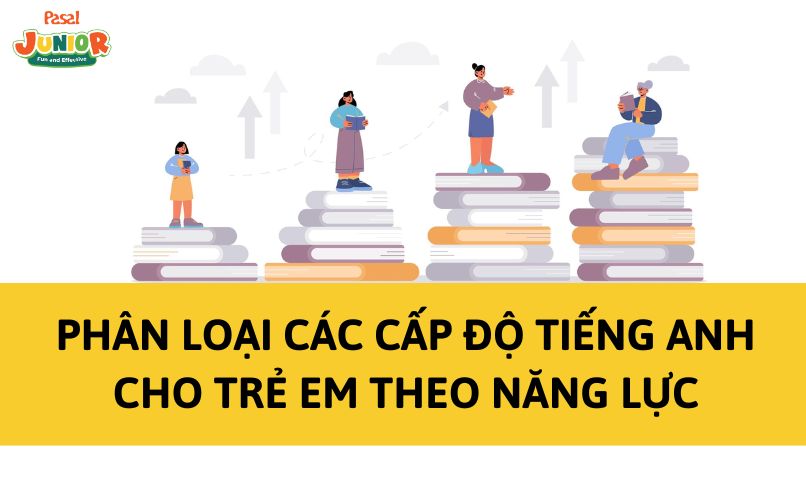Phân loại các cấp độ tiếng Anh cho trẻ em theo năng lực